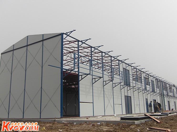 北京设计搭建钢结构彩钢厂棚 厂房