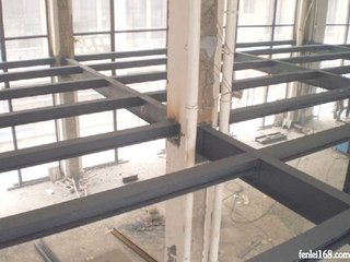 北京阁楼公司搭建厂房隔层斜坡顶层钢结构隔层